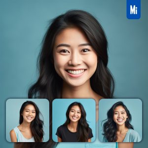 Midjourney Woman Female Smile Tooth Happy