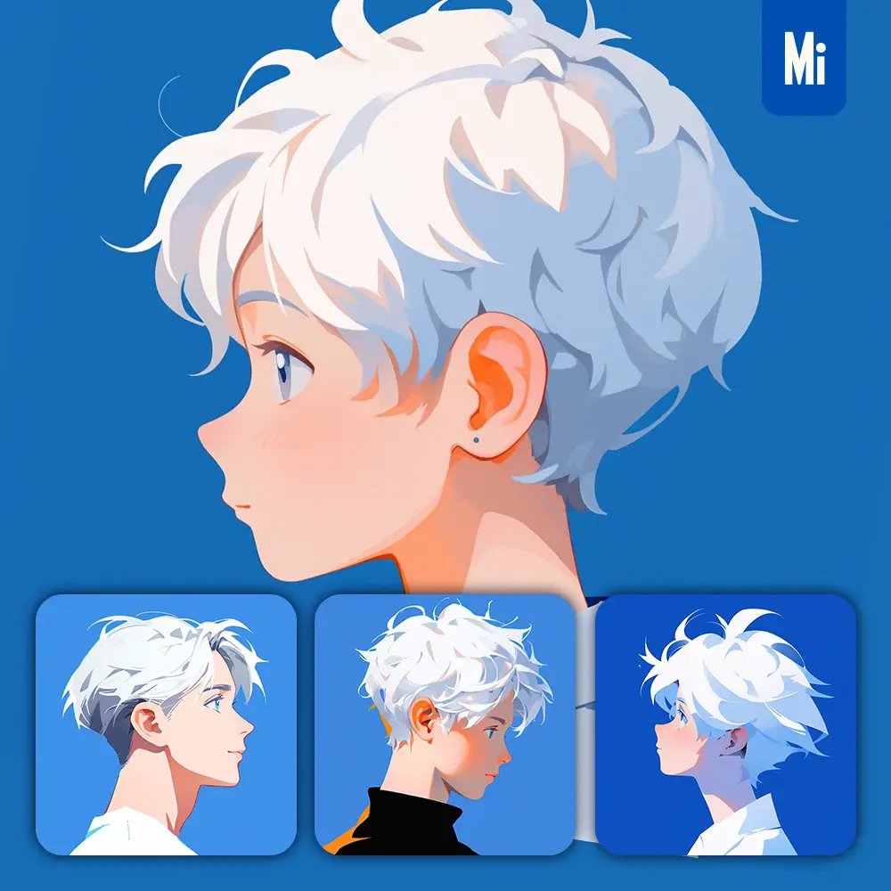 Midjourney Prompt Head Face Boy Painting Man Cartoon