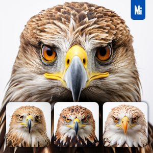 Midjourney Eagle Head Face Photography