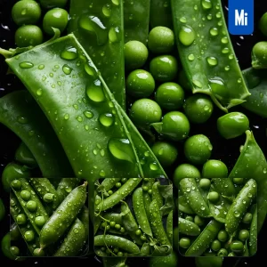 Midjourney Prompt Pea Fresh Water Drop Photography