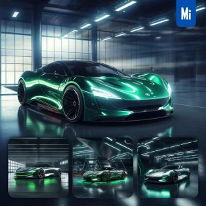 Midjourney Industrial Design Electric Sport Car 3D Concept