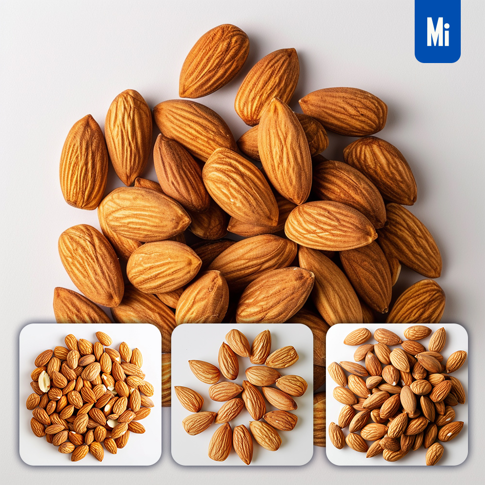 Midjourney Almond Pile Photography