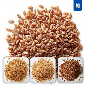 Midjourney Brown Rice Pile Photography