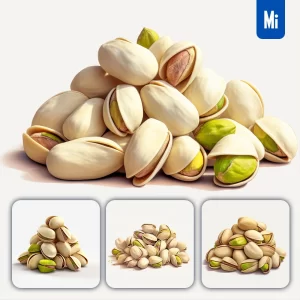 Midjourney Prompt Pistachio Nut Pile Pistachios Painting Illustration