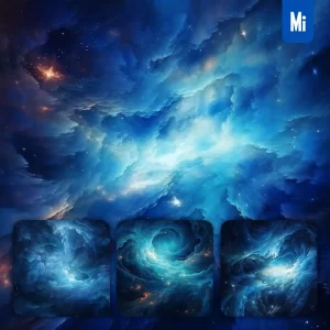Midjourney Prompt Cloud Starry Sky Galaxy Milky Way Windstorm