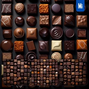 Midjourney Prompt Delicious Chocolate Orderliness Photography