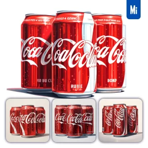 Midjourney Prompt Drink Can Colacoca Cola Illustration Painting