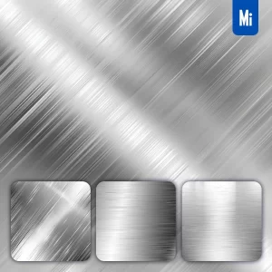Midjourney Prompt Silver Metal Shiny Gradient Wallpaper Background