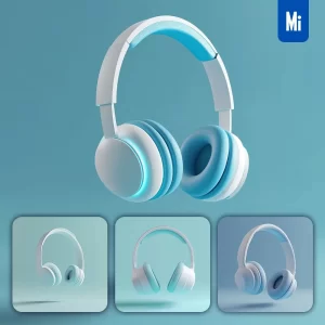 Midjourney Prompt Earphone Headset 3D Cartoon Cute Render C4D Icon