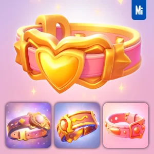 Midjourney Prompt Belt Golden 3D Icon Game Cartoon Cute Lovely