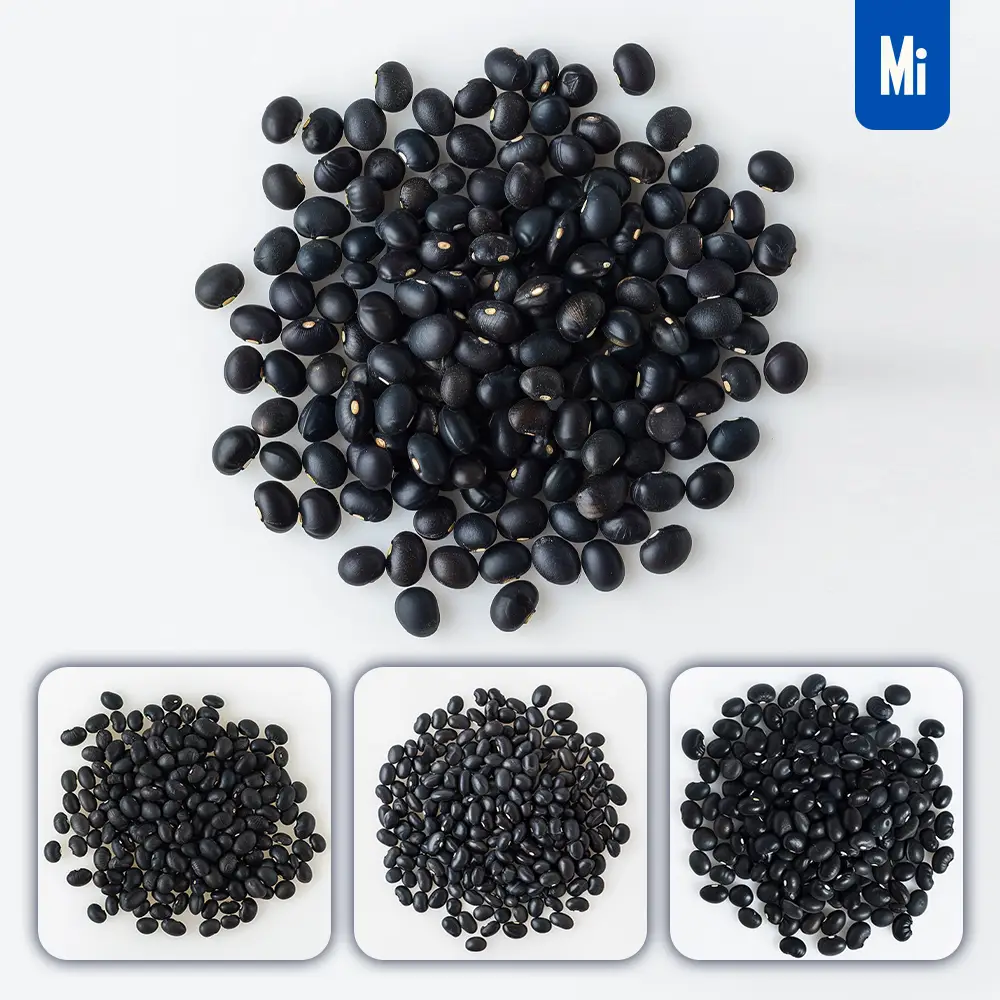 Midjourney Prompt Black Soya Bean Beans Pile Photography