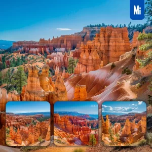 Midjourney Prompt Canyon Hoodoo Badland Sky Natural Landscape Photography