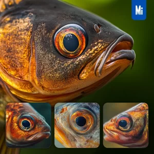 Midjourney Prompt Carp Eyes Fish Detailed Close Up Photography