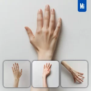 Midjourney Prompt Hand Back Man Woman Human Photography
