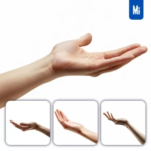 Midjourney Prompt Hand Open Palm Man Woman Human Photography