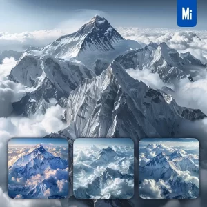 Midjourney Prompt Peak Himalaya Cloud Mountain Snow Landscape Photography