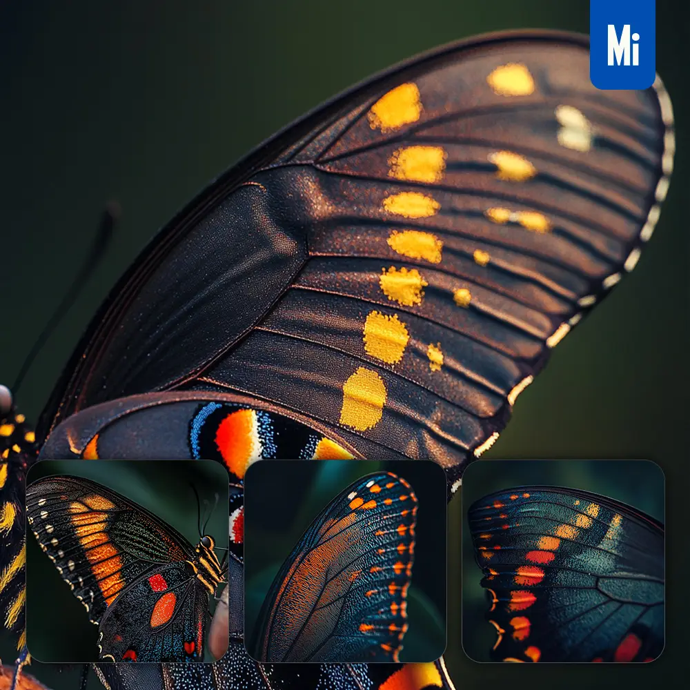 Midjourney Prompt Wings Butterfly Detailed Feature Close Up Photography