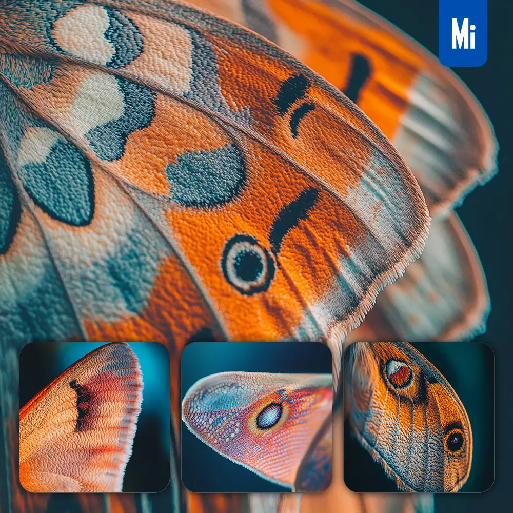 Midjourney Prompt Wings Moth Detailed Feature Close Up Photography