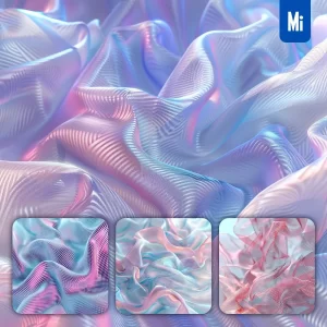 Midjourney Prompt Blue Cyan Pink Wire Fabric Material Background