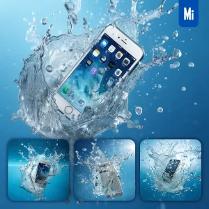Midjourney Prompt Iphone Cellphone Mobile Phone Underwater Splash Water Spray Photography