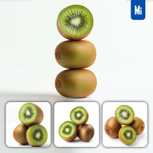 Midjourney Prompt Kiwi Fruit Connected Fruits Stack Photography