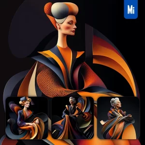 Midjourney Prompt Duchess Lady Countess Dowager Abstract Character Design Animation Cartoon