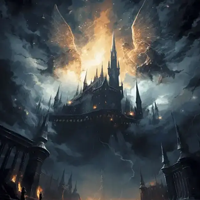 What are the midjourney prompt keywords for dark fantasy？