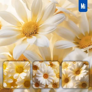 Midjourney Prompt Daisies Daisy Yellow Flower Petals Close Up Art Beauty Photography