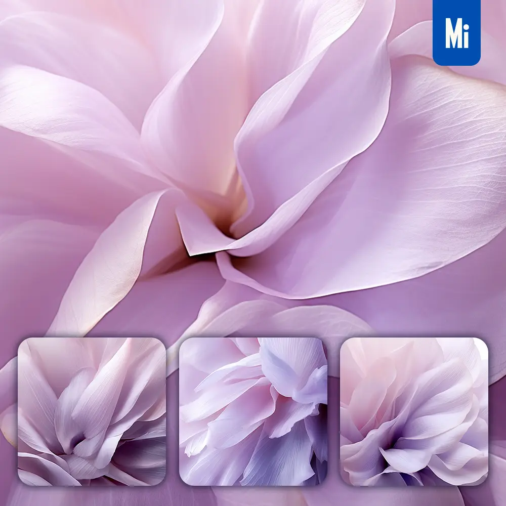 Midjourney Prompt Lavender Purple Flower Petals Close Up Art Beauty Photography