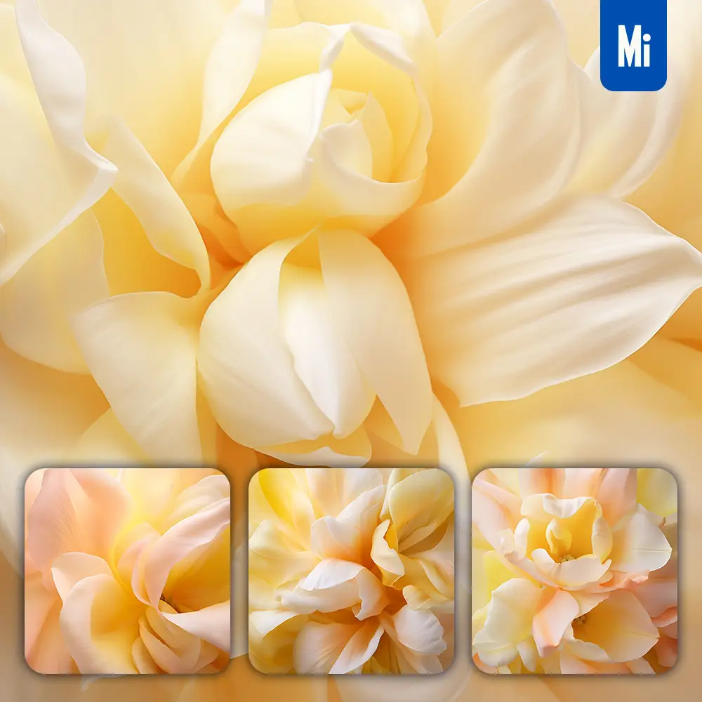 Midjourney Prompt Tulip Yellow Flowers Petals Close Up Art Beauty Photography