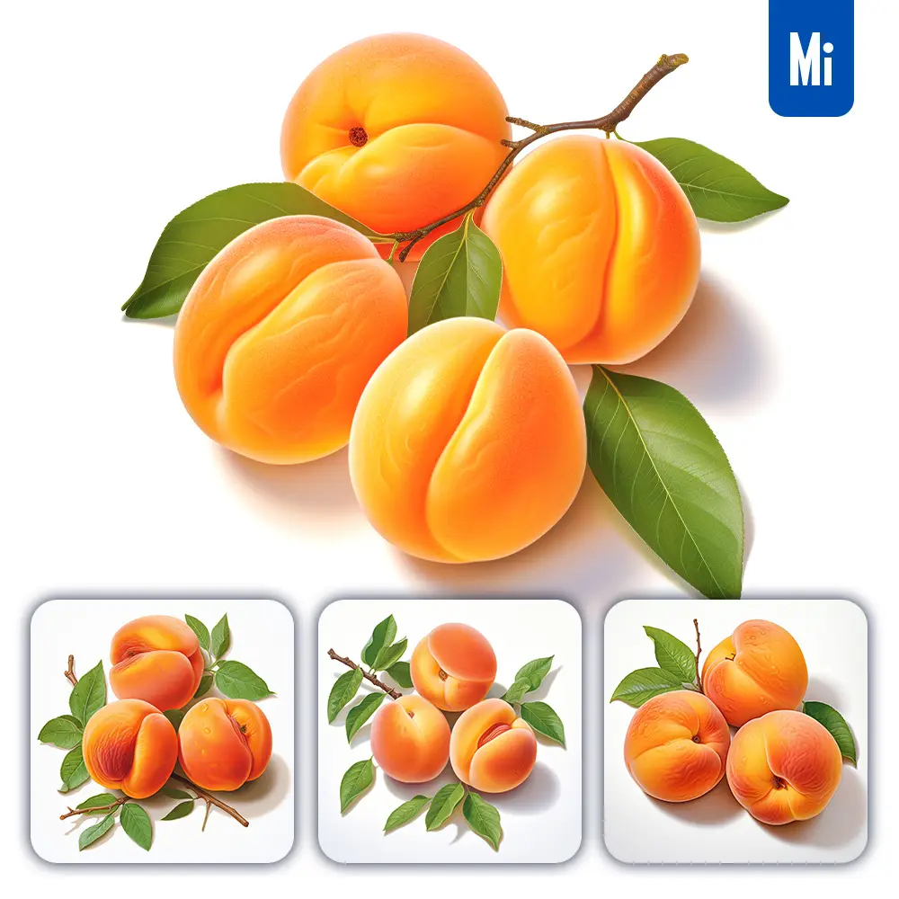 Midjourney Prompt Apricot Leaf Leaves Detailed Illustration Painting