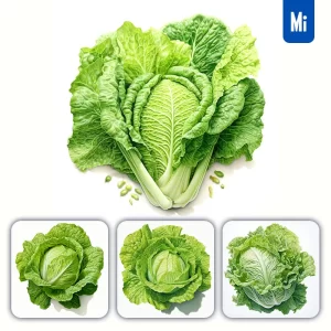 Midjourney Prompt Lettuce Vegetable Detailed Illustration Painting
