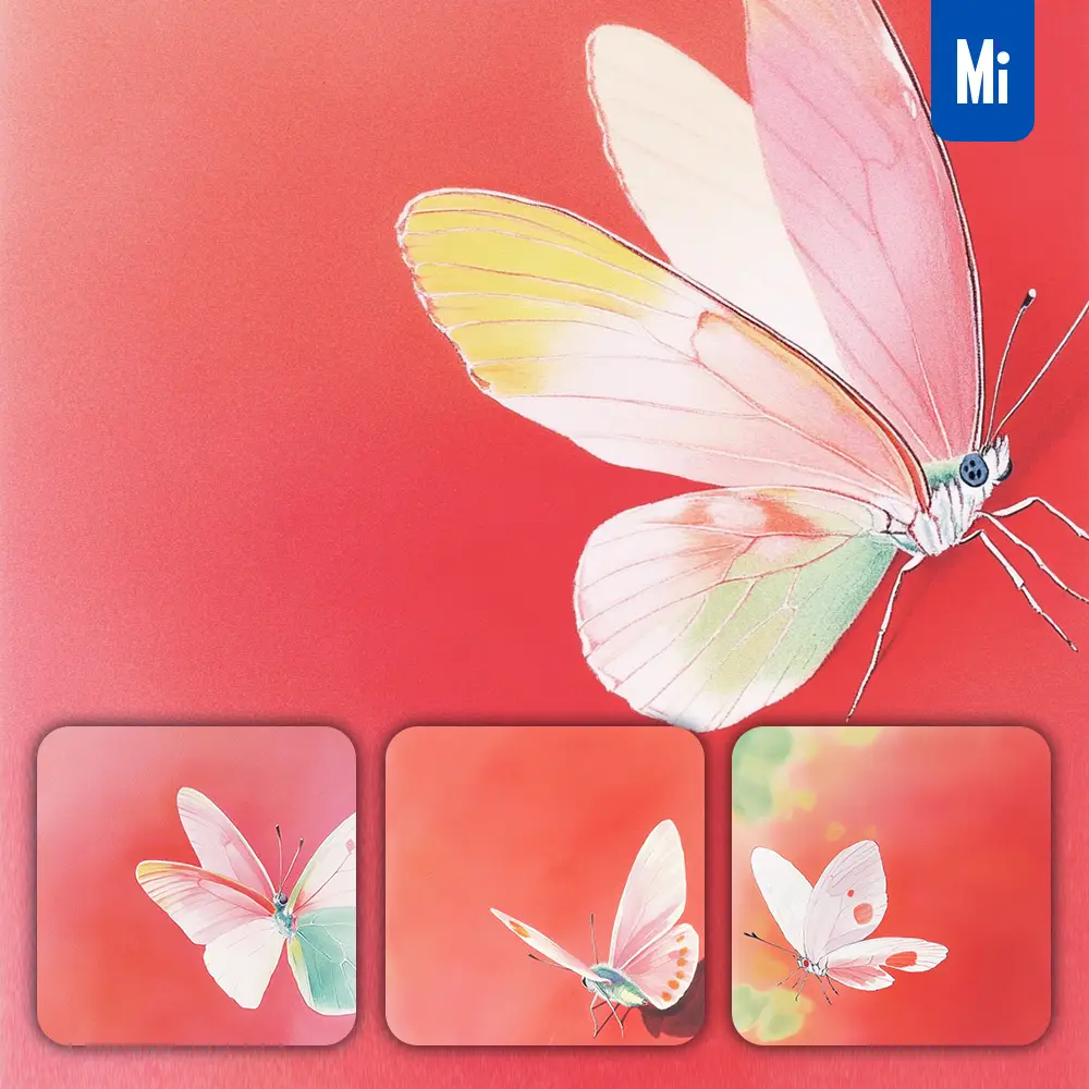 Midjourney Prompt Pink Butterfly Moth Close Up Photography
