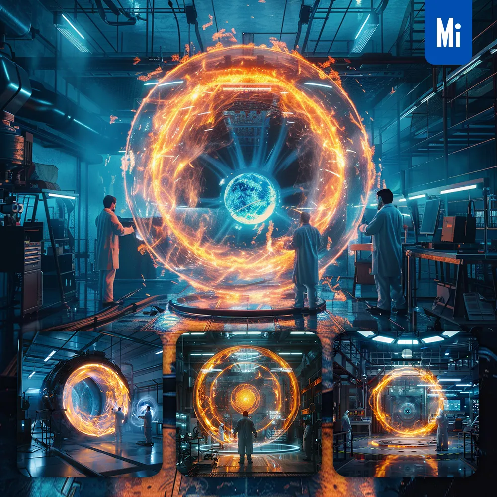Midjourney Prompt Time Travel Portal Lab Vortex Futuristic Cross Machinery Sci-fi Photography