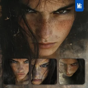 Midjourney Prompt Anime Face Girl Hair Man Boy Painting