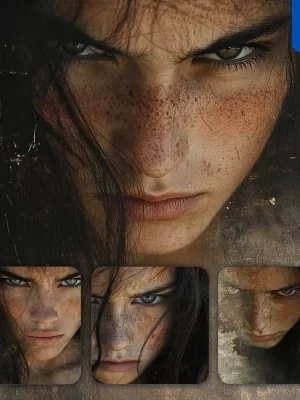 Midjourney Prompt Anime Face Girl Hair Man Boy Painting
