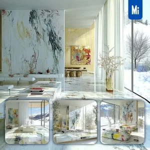 Midjourney Prompt Home Interior Design Model Villa House White Window Photography